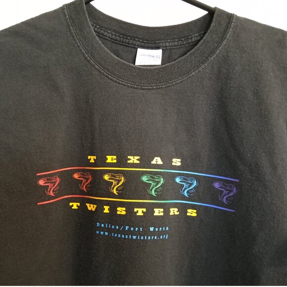 Collectible Rainbow "Texas Twisters" LGBT Dance Club T-shirt (IAGLCWDC) - Size L - Picture 3 of 7